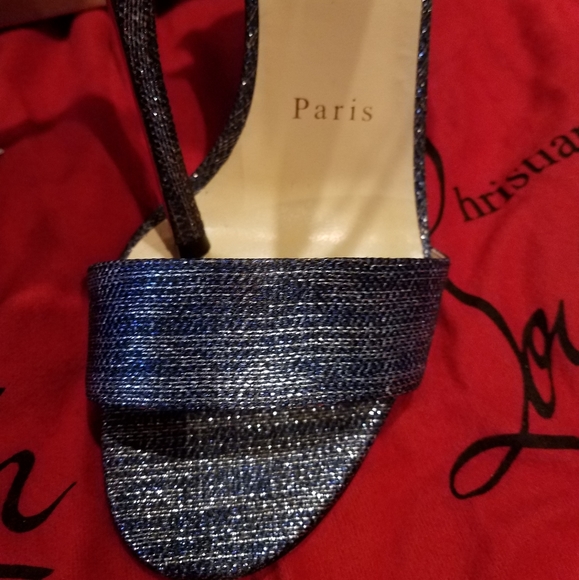 Christian Louboutin
- Gourmi 100. Denim Sandals - Blue, size 36 - Picture 2 of 7